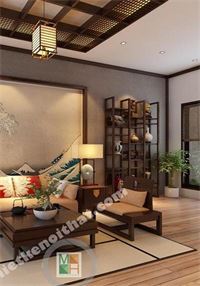 Thiết kế nội thất nhà phố phong cách nhật bản