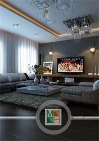 Nội thất chung cư hiện đại Mipec - Anh Cường