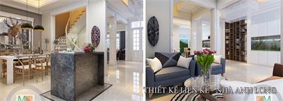 Thiết kế kiến trúc nhà liền kề hiện đại và sang trọng 