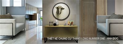 Kiến trúc hiện đại tại căn hộ chung cư THĂNG LONG NUMBER ONE 