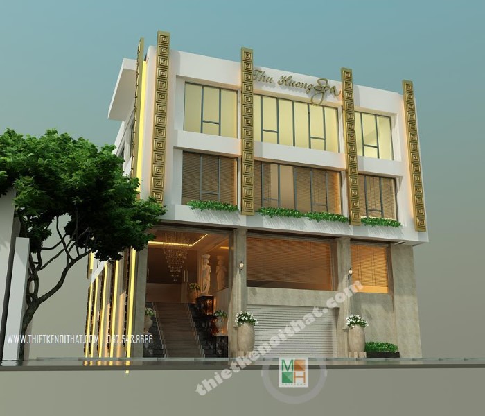 Thiết kế kiến trúc Spa đẹp, cao cấp, sang trọng